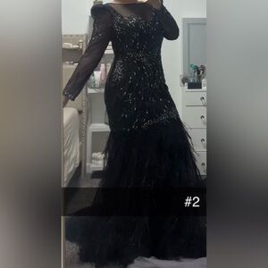 Elegant Black Evening Gown